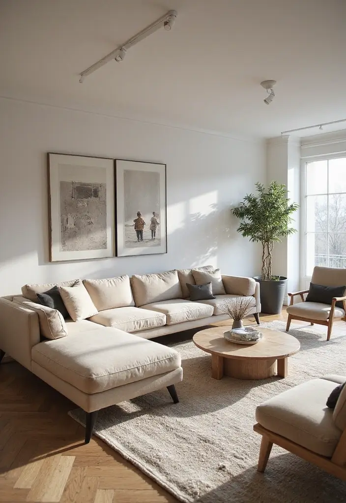 27 Scandinavian Living Room Designs That Feel Modern and Cozy 27 27 Scandinavian Living Room Designs That Feel Modern and Cozy - 27. Family-Centric Layouts