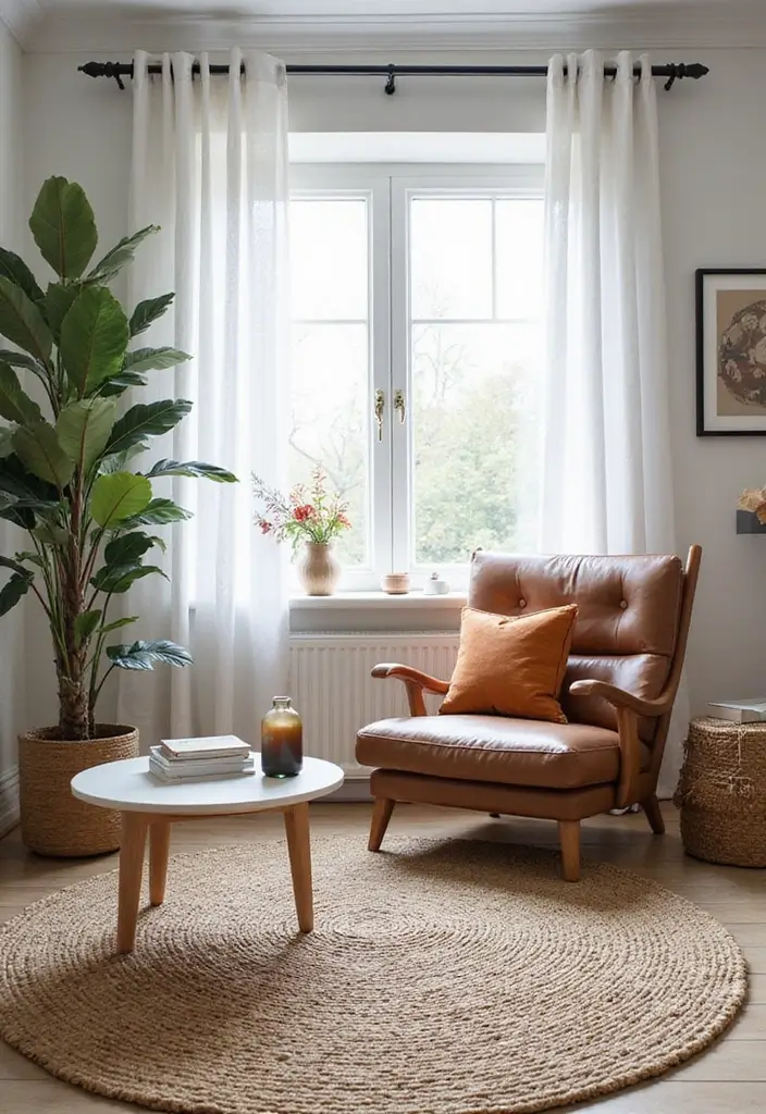 27 Scandinavian Living Room Designs That Feel Modern and Cozy 10 27 Scandinavian Living Room Designs That Feel Modern and Cozy - 10. Textured Rugs