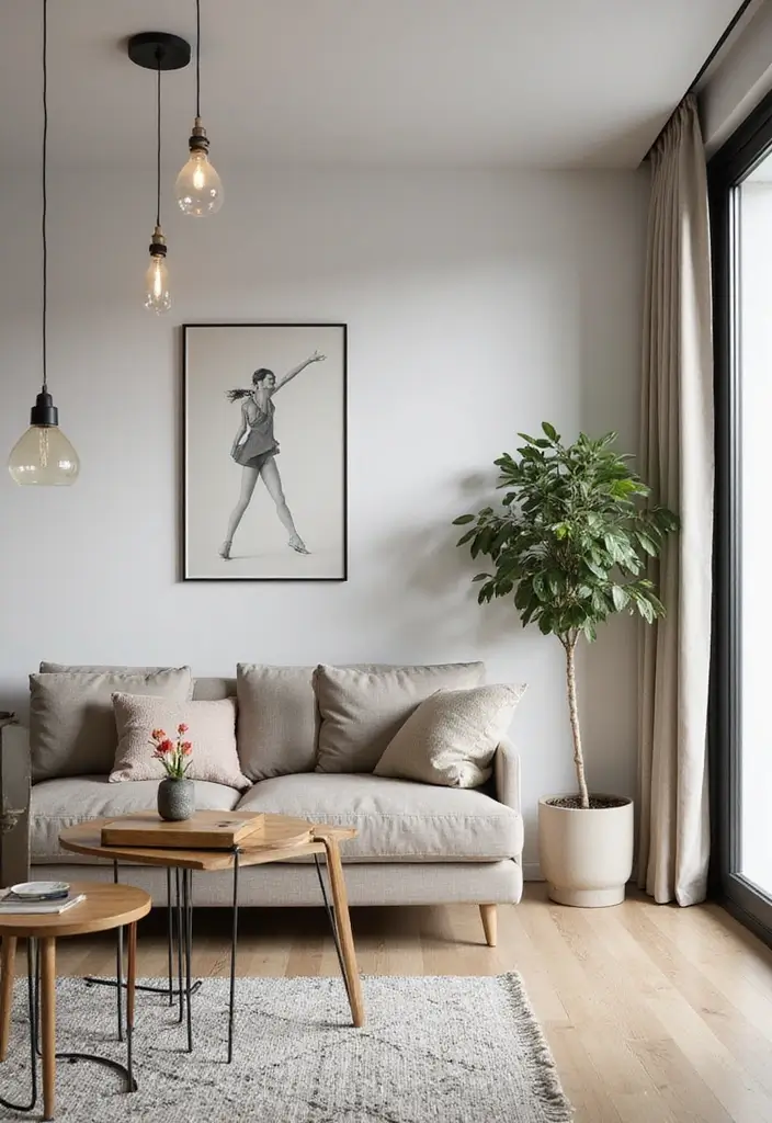 25 Apartment Living Room Scandinavian Designs You’ll Steal - 7. Multi-functional Spaces