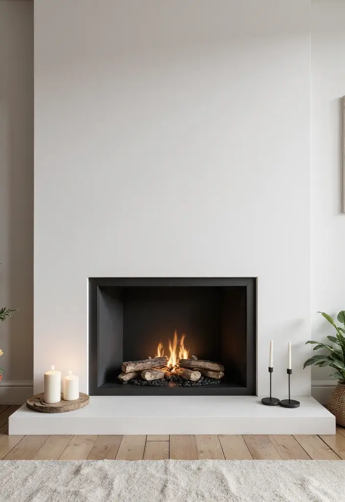 25 Beige Scandinavian Living Room Ideas for Warm Minimalism 14 25 Beige Scandinavian Living Room Ideas for Warm Minimalism - 14. Scandinavian Style Fireplaces