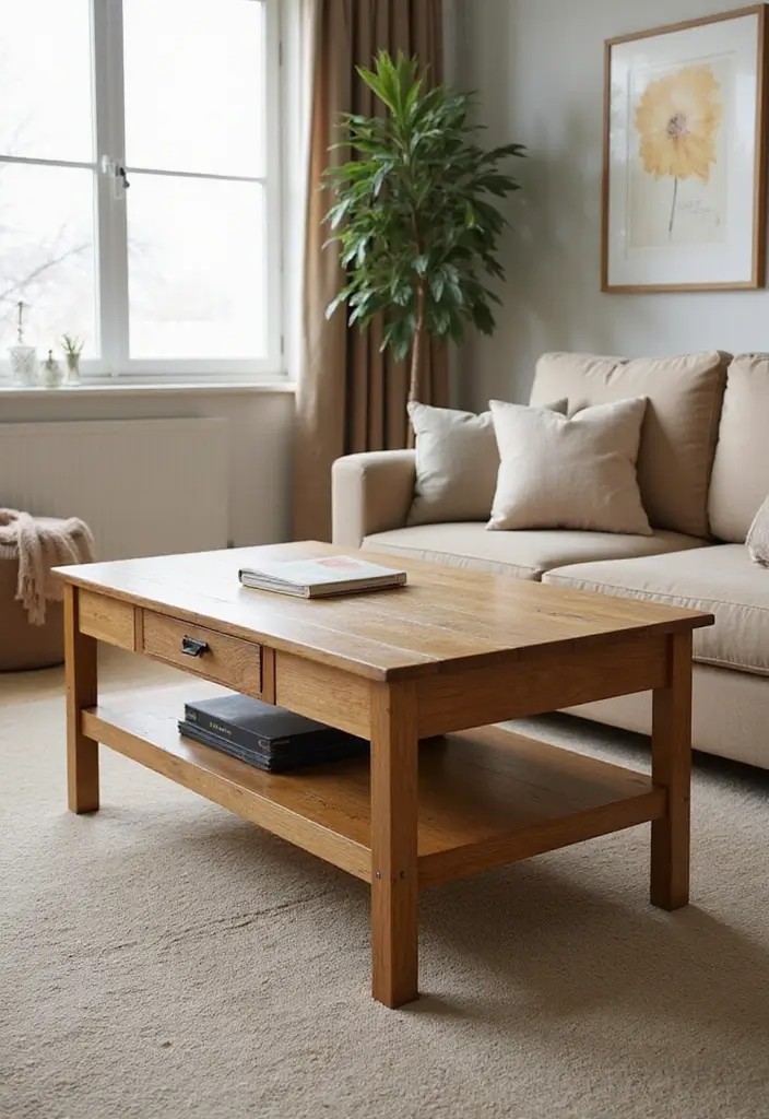 25 Beige Scandinavian Living Room Ideas for Warm Minimalism 16 25 Beige Scandinavian Living Room Ideas for Warm Minimalism - 16. Multifunctional Furniture