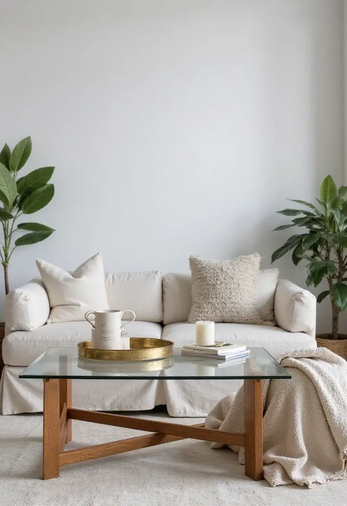 25 Beige Scandinavian Living Room Ideas for Warm Minimalism 7 25 Beige Scandinavian Living Room Ideas for Warm Minimalism - 7. Minimalist Coffee Tables