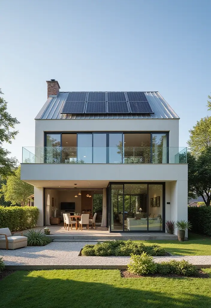 25 Modern Scandinavian House Plans You’ll Want to Build 10 25 Modern Scandinavian House Plans You’ll Want to Build - 10. The Sustainable Smart Home