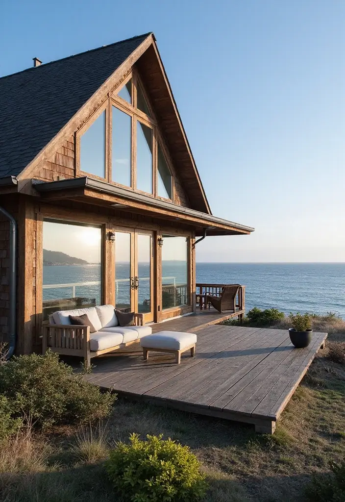 25 Modern Scandinavian House Plans You’ll Want to Build 11 25 Modern Scandinavian House Plans You’ll Want to Build - 11. The Seaside Sanctuary