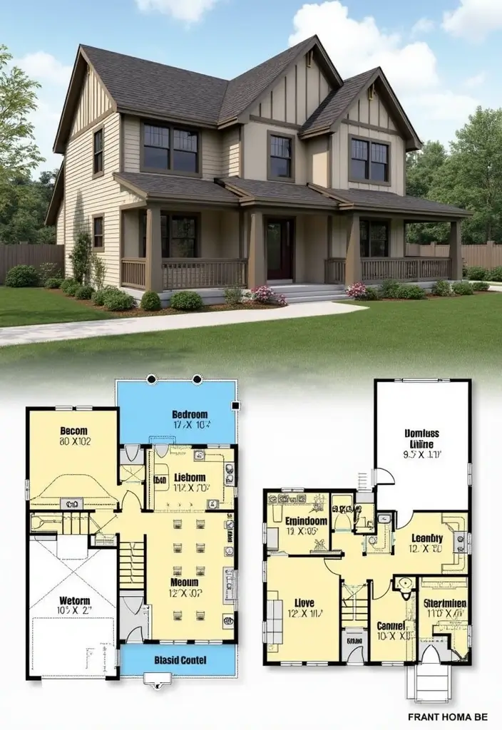 25 Modern Scandinavian House Plans You’ll Want to Build 19 25 Modern Scandinavian House Plans You’ll Want to Build - 19. The Versatile Two-Story Home