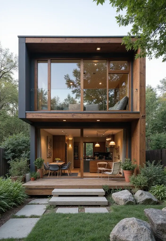 25 Modern Scandinavian House Plans You’ll Want to Build 24 25 Modern Scandinavian House Plans You’ll Want to Build - 24. The Stylish Duplex