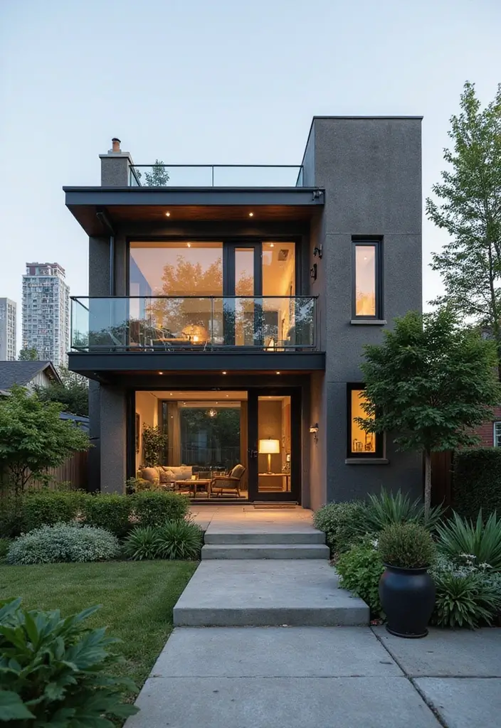 25 Modern Scandinavian House Plans You’ll Want to Build 7 25 Modern Scandinavian House Plans You’ll Want to Build - 7. The Urban Oasis