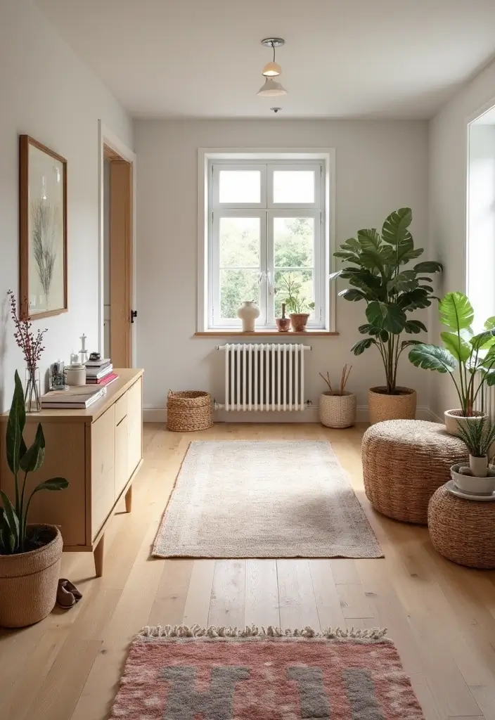 25 Scandinavian Basement Ideas That Feel Bright and Modern 11 25 Scandinavian Basement Ideas That Feel Bright and Modern - 13. Bright Flooring Options