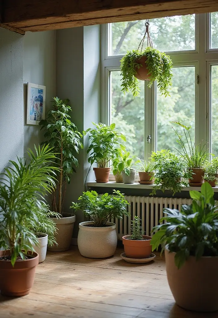 25 Scandinavian Basement Ideas That Feel Bright and Modern 12 25 Scandinavian Basement Ideas That Feel Bright and Modern - 14. Create an Indoor Garden