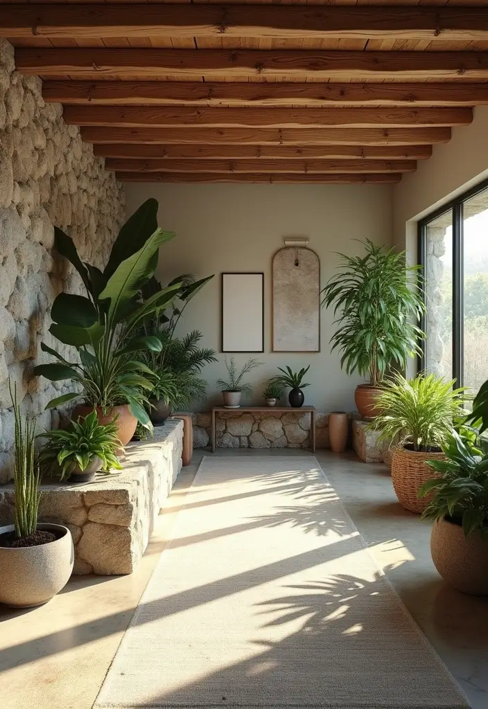 25 Scandinavian Basement Ideas That Feel Bright and Modern 4 25 Scandinavian Basement Ideas That Feel Bright and Modern - 6. Natural Elements to Bring the Outdoors In