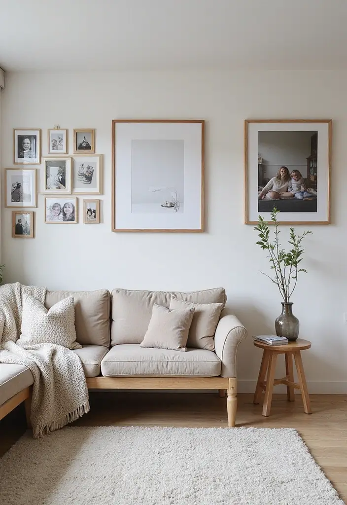 25 Scandinavian Basement Ideas That Feel Bright and Modern 5 25 Scandinavian Basement Ideas That Feel Bright and Modern - 7. Artistic Touches to Personalize the Space