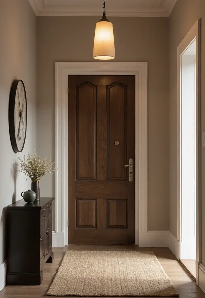 25 Scandinavian Entryway Ideas for a Warm and Inviting Home - 6. Understated Lighting