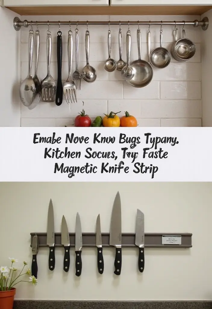 25 Small Scandinavian Kitchen Ideas You’ll Want to Copy 15 25 Small Scandinavian Kitchen Ideas You’ll Want to Copy - 15. Easy-to-Reach Utensils