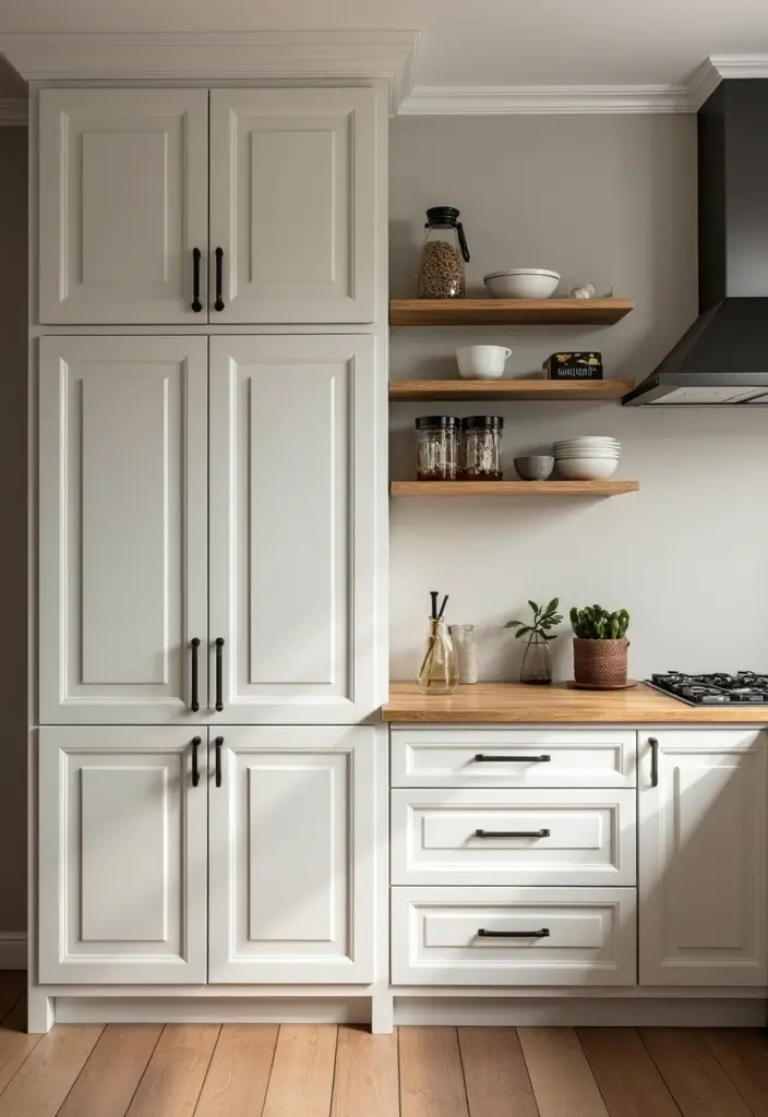 25 Small Scandinavian Kitchen Ideas You’ll Want to Copy 19 25 Small Scandinavian Kitchen Ideas You’ll Want to Copy - 19. Creative Use of Vertical Space