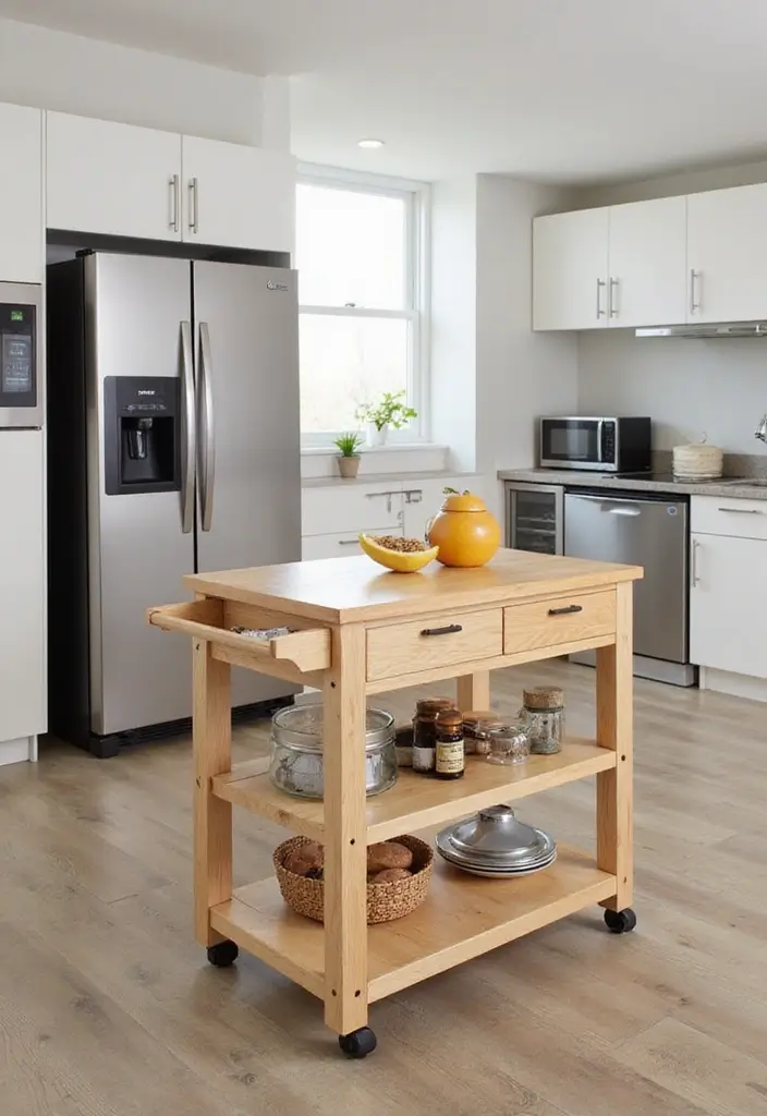 25 Small Scandinavian Kitchen Ideas You’ll Want to Copy 3 25 Small Scandinavian Kitchen Ideas You’ll Want to Copy - 3. Functional Kitchen Islands