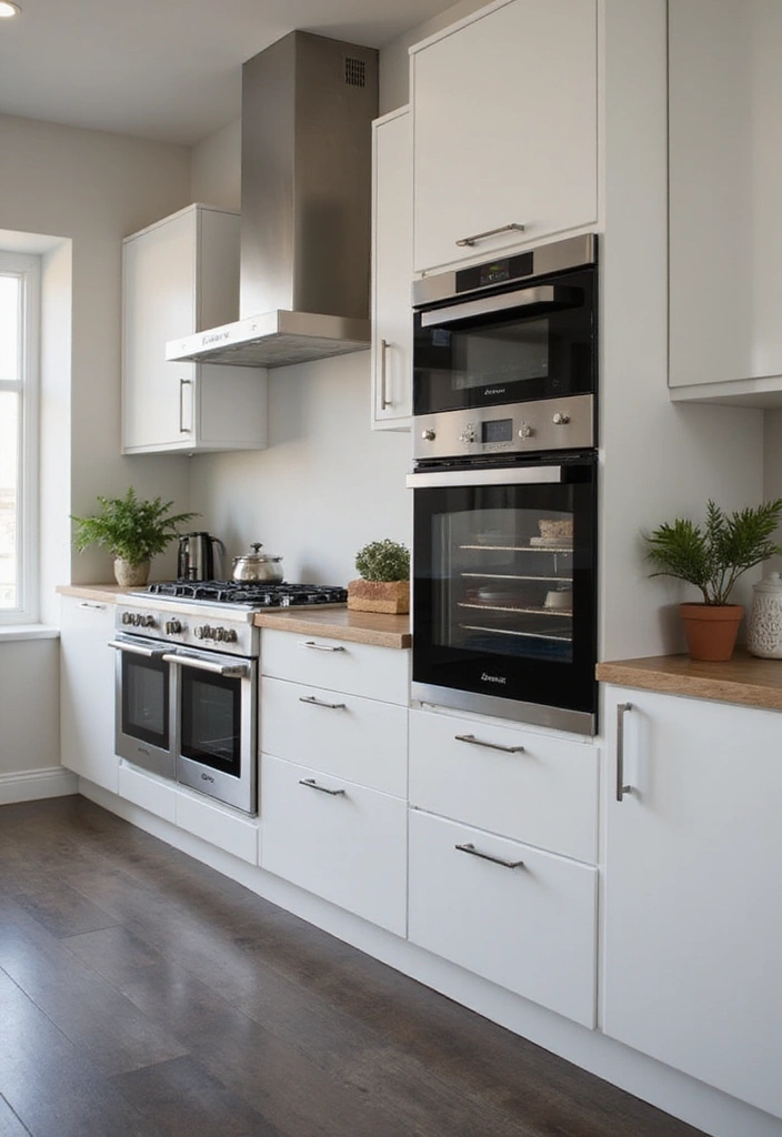 25 Small Scandinavian Kitchen Ideas You’ll Want to Copy 7 25 Small Scandinavian Kitchen Ideas You’ll Want to Copy - 7. Integrated Appliances