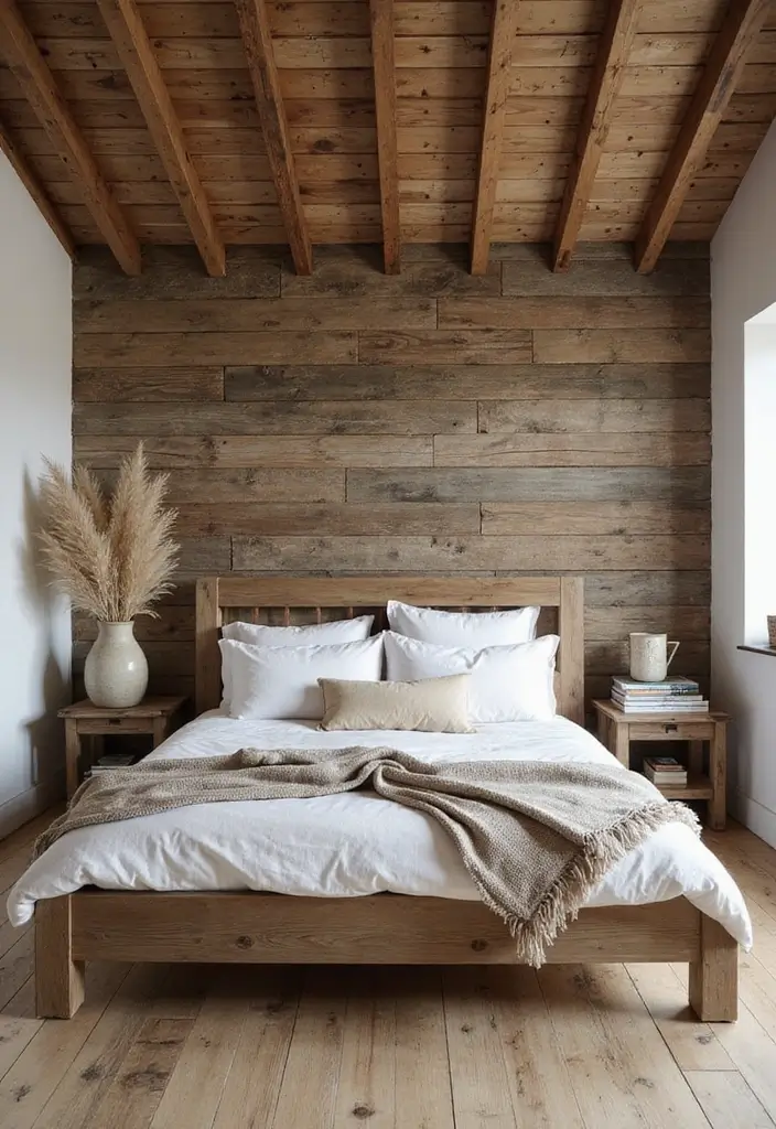 26 Rustic Scandinavian Bedroom Ideas for Cozy Nights 1 26 Rustic Scandinavian Bedroom Ideas for Cozy Nights - 1. Embrace Natural Wood