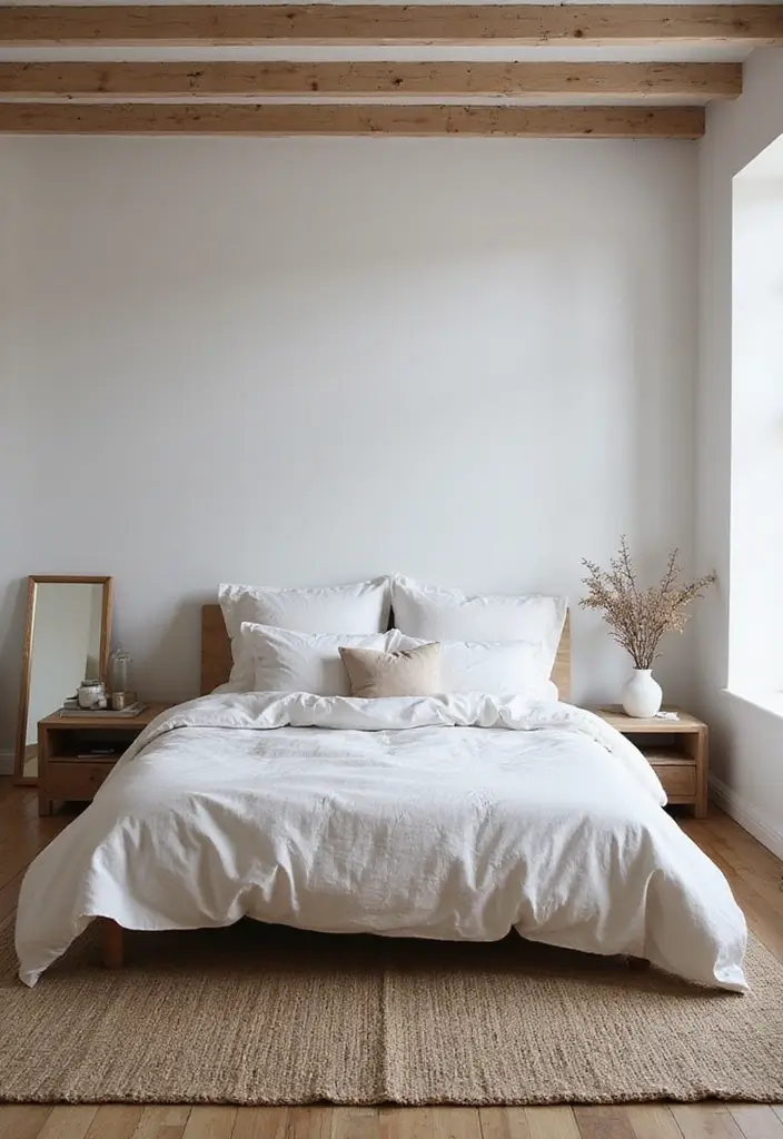 26 Rustic Scandinavian Bedroom Ideas for Cozy Nights 25 26 Rustic Scandinavian Bedroom Ideas for Cozy Nights - 25. Celebrate Simplicity