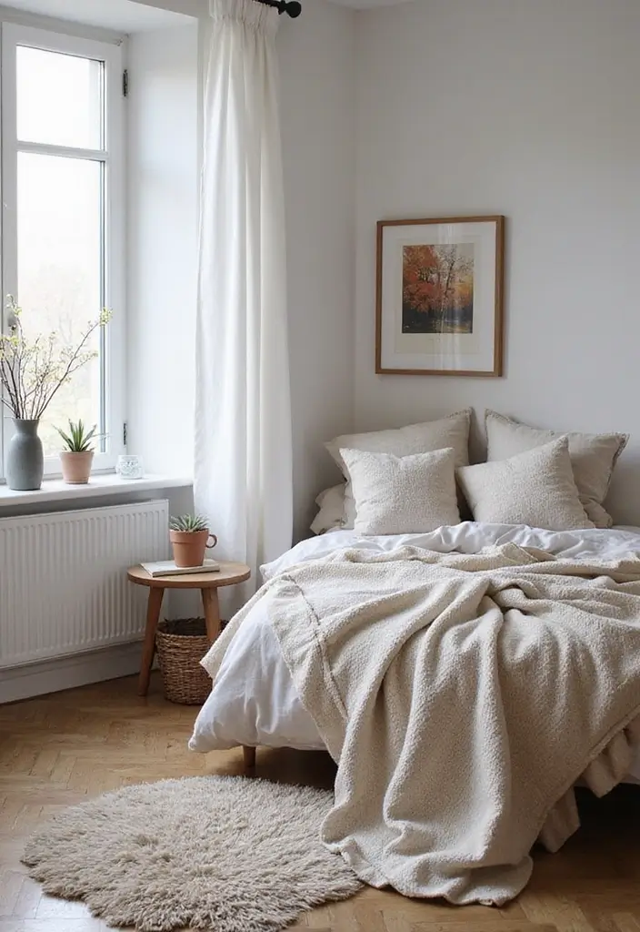 26 Scandinavian Blue Bedroom Ideas That Spark Tranquility 23 26 Scandinavian Blue Bedroom Ideas That Spark Tranquility - 23. Seasonal Decor Changes