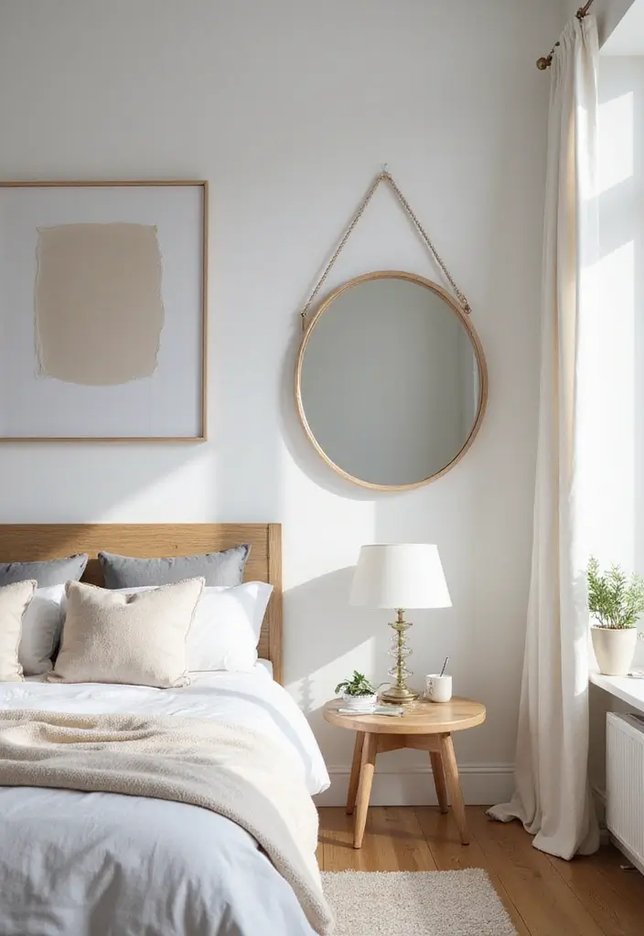 26 Scandinavian Blue Bedroom Ideas That Spark Tranquility 24 26 Scandinavian Blue Bedroom Ideas That Spark Tranquility - 24. Incorporate Mirrors