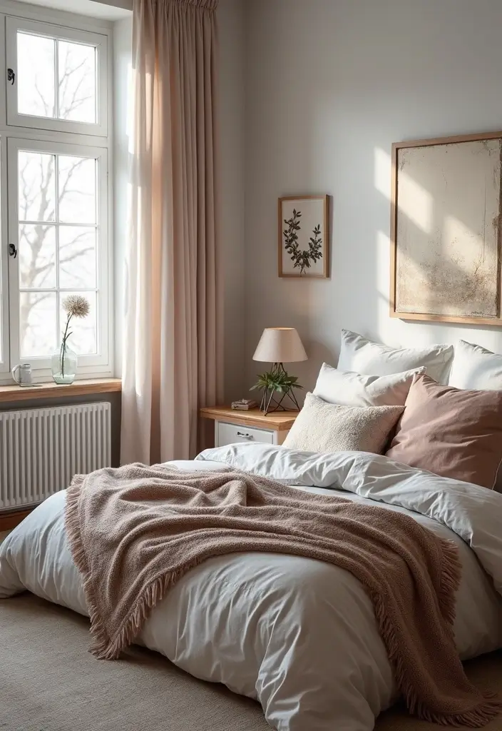 26 Scandinavian Blue Bedroom Ideas That Spark Tranquility 25 26 Scandinavian Blue Bedroom Ideas That Spark Tranquility - 25. Nordic Textiles