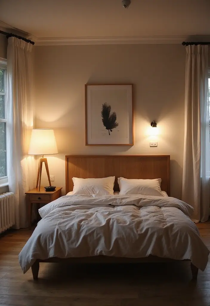 26 Scandinavian Blue Bedroom Ideas That Spark Tranquility 7 26 Scandinavian Blue Bedroom Ideas That Spark Tranquility - 7. Layered Lighting