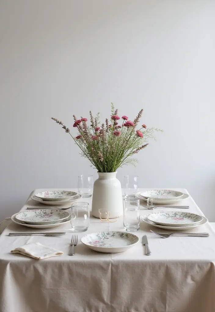 26 Scandinavian Floral Decor Ideas for a Fresh Nordic Touch - 3. Floral Table Settings
