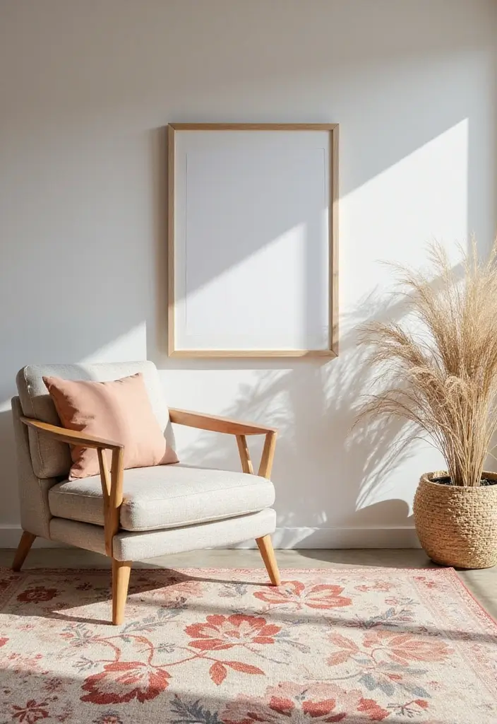 26 Scandinavian Floral Decor Ideas for a Fresh Nordic Touch - 7. Floral Rugs