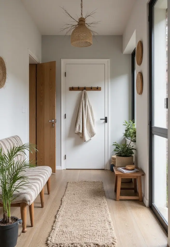 26 Scandinavian Hallway Ideas That Make Every Step Feel Cozy 24 26 Scandinavian Hallway Ideas That Make Every Step Feel Cozy - 24. Eco-Friendly Materials