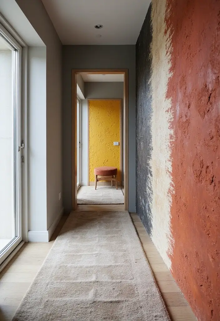 26 Scandinavian Hallway Ideas That Make Every Step Feel Cozy 26 26 Scandinavian Hallway Ideas That Make Every Step Feel Cozy - 26. Custom Color Accent Walls