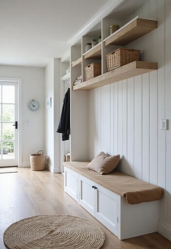 26 Scandinavian Hallway Ideas That Make Every Step Feel Cozy 4 26 Scandinavian Hallway Ideas That Make Every Step Feel Cozy - 4. Functional Storage Solutions