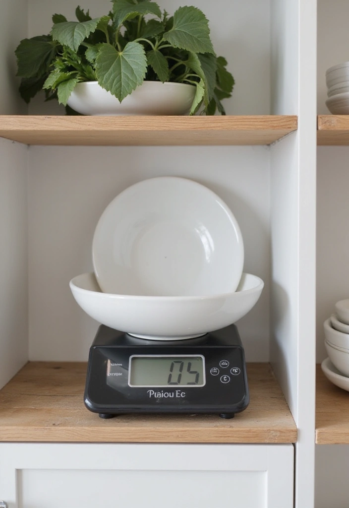 26 Scandinavian Pantry Ideas for Organized Minimal Living 21 26 Scandinavian Pantry Ideas for Organized Minimal Living - 21. Simple Kitchen Scale