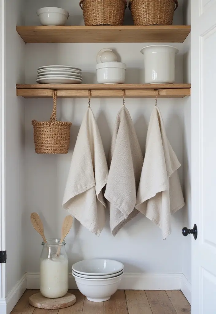 26 Scandinavian Pantry Ideas for Organized Minimal Living 23 26 Scandinavian Pantry Ideas for Organized Minimal Living - 23. Soft Fabrics for Texture