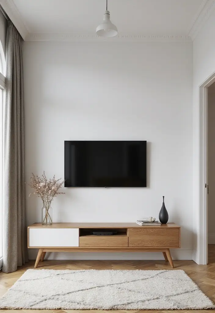 26 Scandinavian TV Wall Designs That Transform Your Space 23 26 Scandinavian TV Wall Designs That Transform Your Space - 23. Optimizing Layout