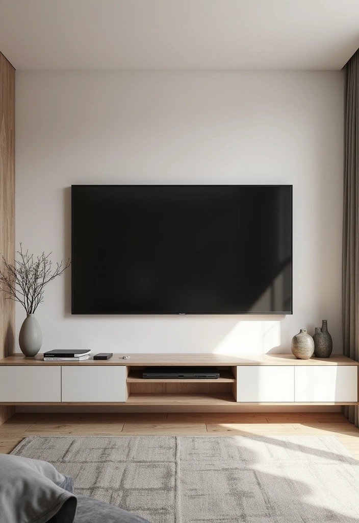 26 Scandinavian TV Wall Designs That Transform Your Space 24 26 Scandinavian TV Wall Designs That Transform Your Space - 24. Cohesive Design