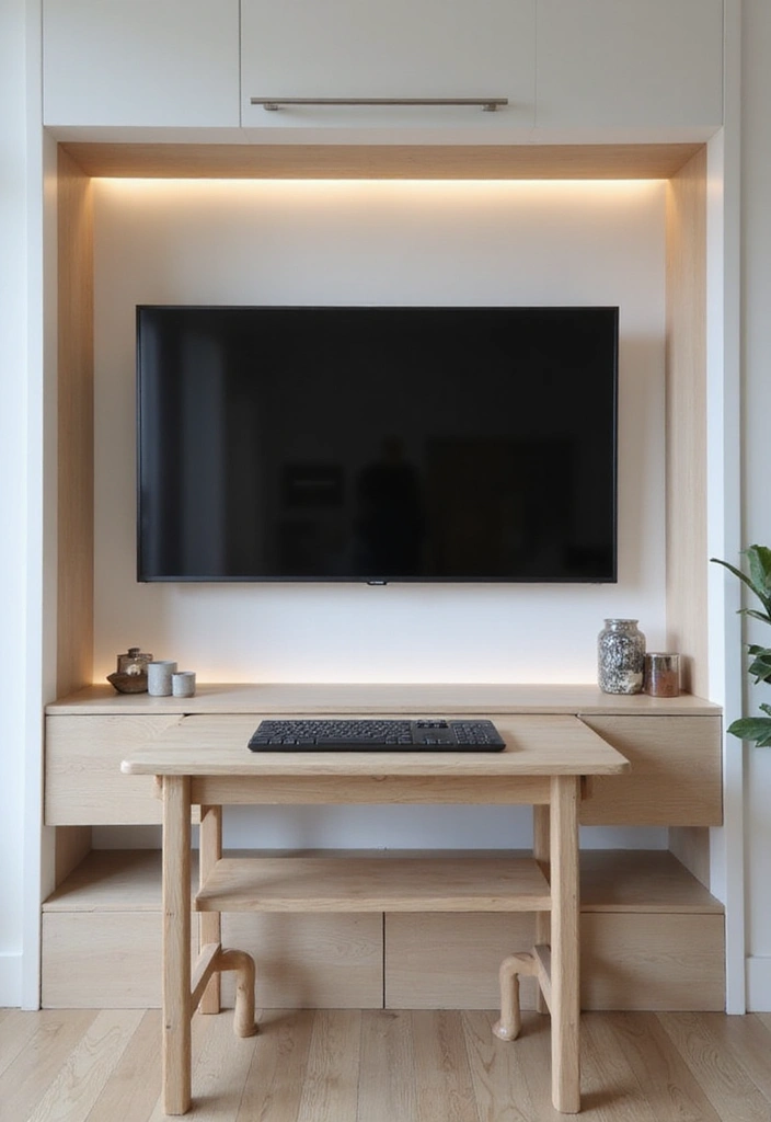 26 Scandinavian TV Wall Designs That Transform Your Space 4 26 Scandinavian TV Wall Designs That Transform Your Space - 4. Dual-Purpose Functionality