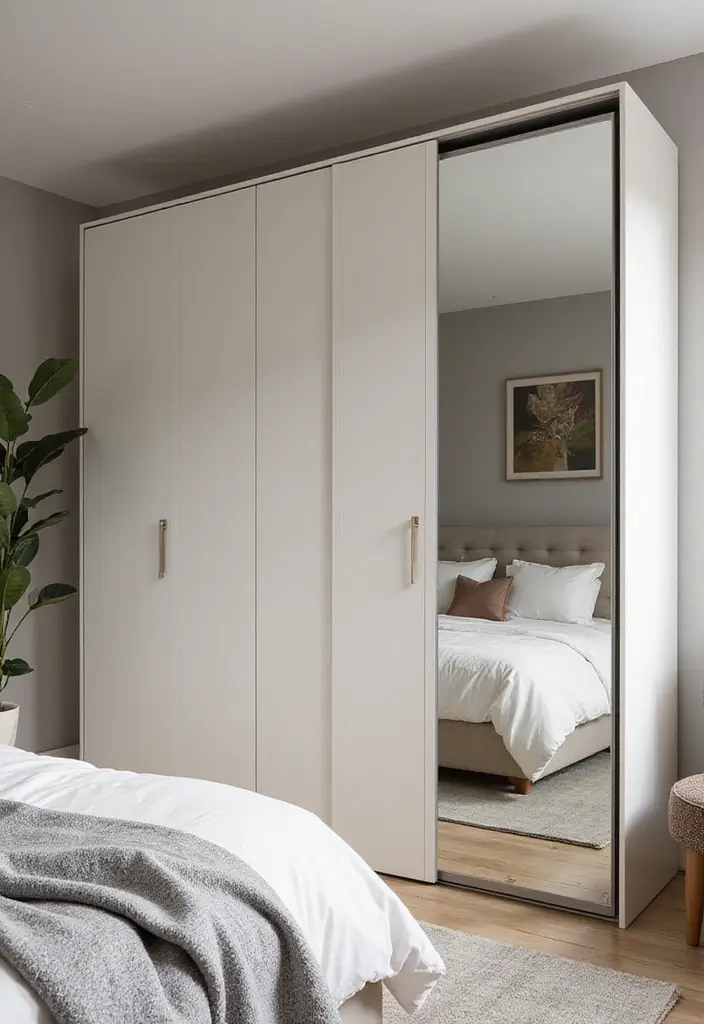 26 Scandinavian Wardrobe Designs That Maximize Functionality 1 26 Scandinavian Wardrobe Designs That Maximize Functionality - 1. Minimalist Sliding Door Wardrobes