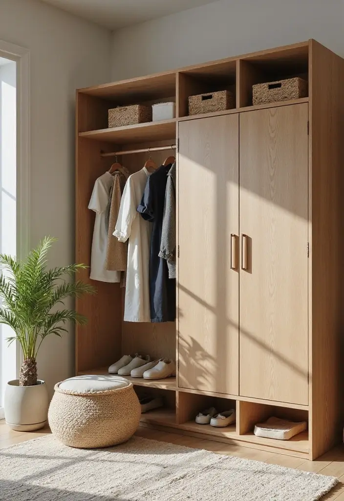 26 Scandinavian Wardrobe Designs That Maximize Functionality 14 26 Scandinavian Wardrobe Designs That Maximize Functionality - 14. Eco-Friendly Wardrobe Options