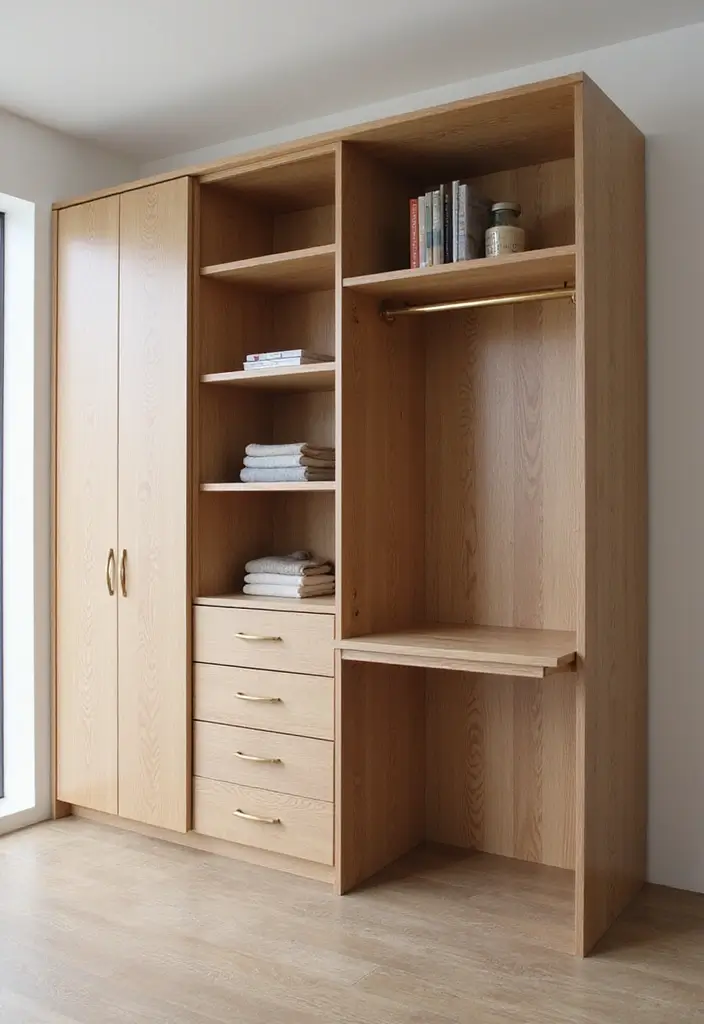 26 Scandinavian Wardrobe Designs That Maximize Functionality 5 26 Scandinavian Wardrobe Designs That Maximize Functionality - 5. Multi-Functional Wardrobes