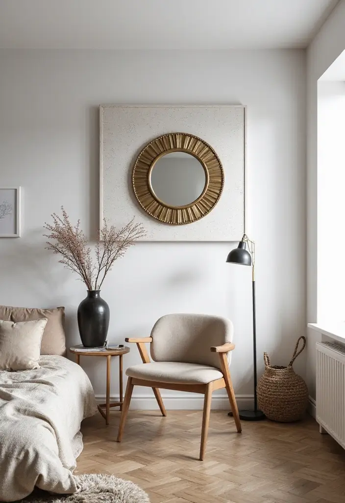 27 Scandinavian Apartment Ideas for Small but Stylish Spaces 10 27 Scandinavian Apartment Ideas for Small but Stylish Spaces - 10. Mirrors for Depth