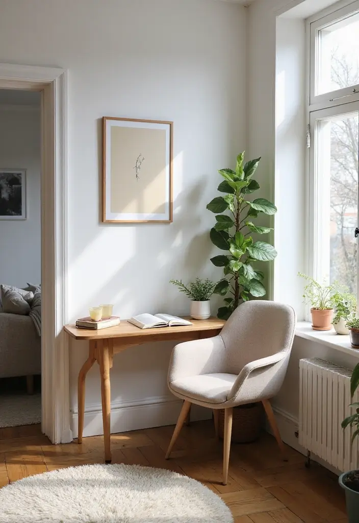 27 Scandinavian Apartment Ideas for Small but Stylish Spaces 11 27 Scandinavian Apartment Ideas for Small but Stylish Spaces - 11. Corner Nooks