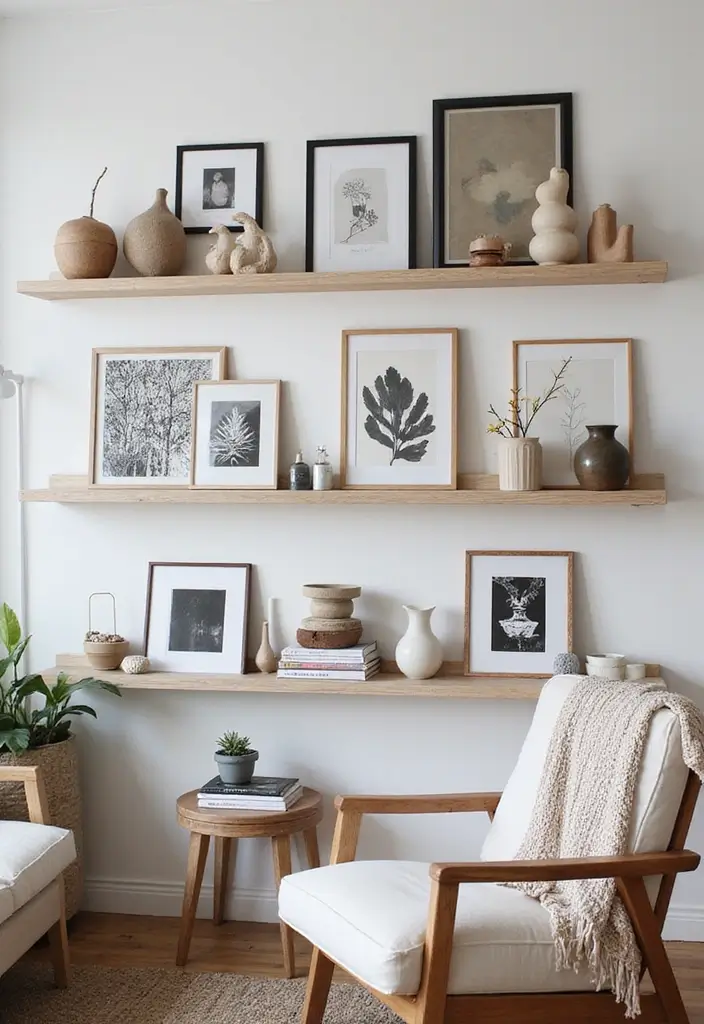 27 Scandinavian Apartment Ideas for Small but Stylish Spaces 15 27 Scandinavian Apartment Ideas for Small but Stylish Spaces - 15. Artful Displays