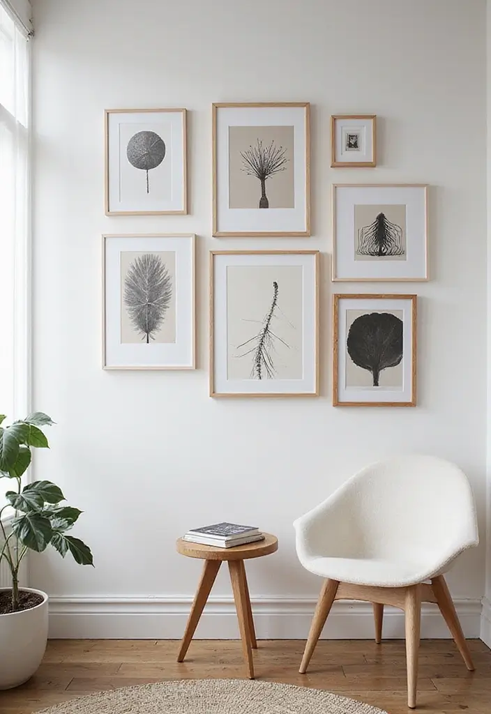 27 Scandinavian Apartment Ideas for Small but Stylish Spaces 19 27 Scandinavian Apartment Ideas for Small but Stylish Spaces - 19. Thoughtful Artwork