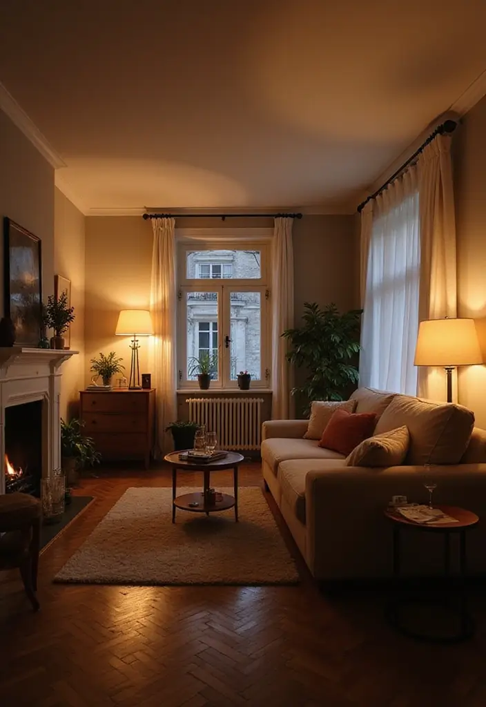 27 Scandinavian Apartment Ideas for Small but Stylish Spaces 21 27 Scandinavian Apartment Ideas for Small but Stylish Spaces - 21. Layered Lighting