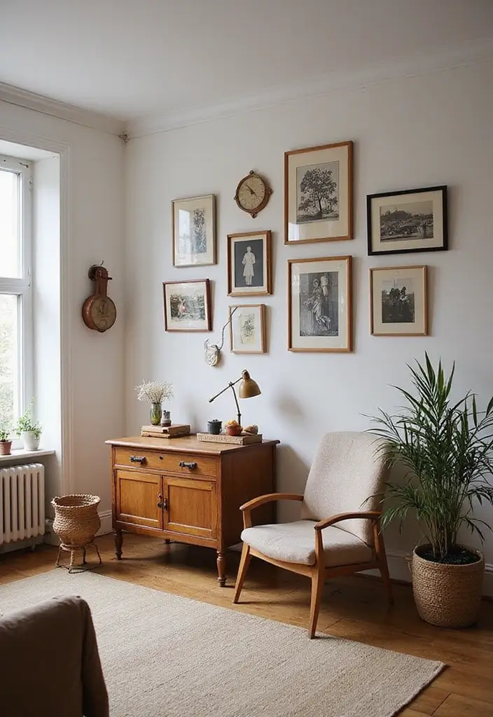 27 Scandinavian Apartment Ideas for Small but Stylish Spaces 23 27 Scandinavian Apartment Ideas for Small but Stylish Spaces - 23. Vintage Finds