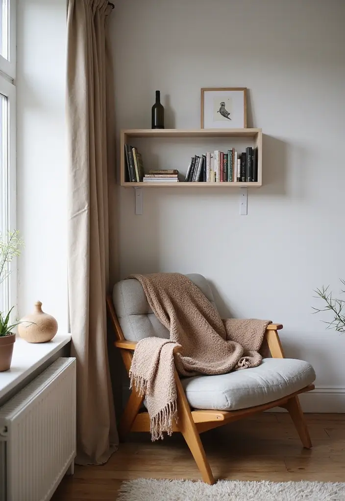 27 Scandinavian Apartment Ideas for Small but Stylish Spaces 26 27 Scandinavian Apartment Ideas for Small but Stylish Spaces - 26. Cozy Reading Nooks