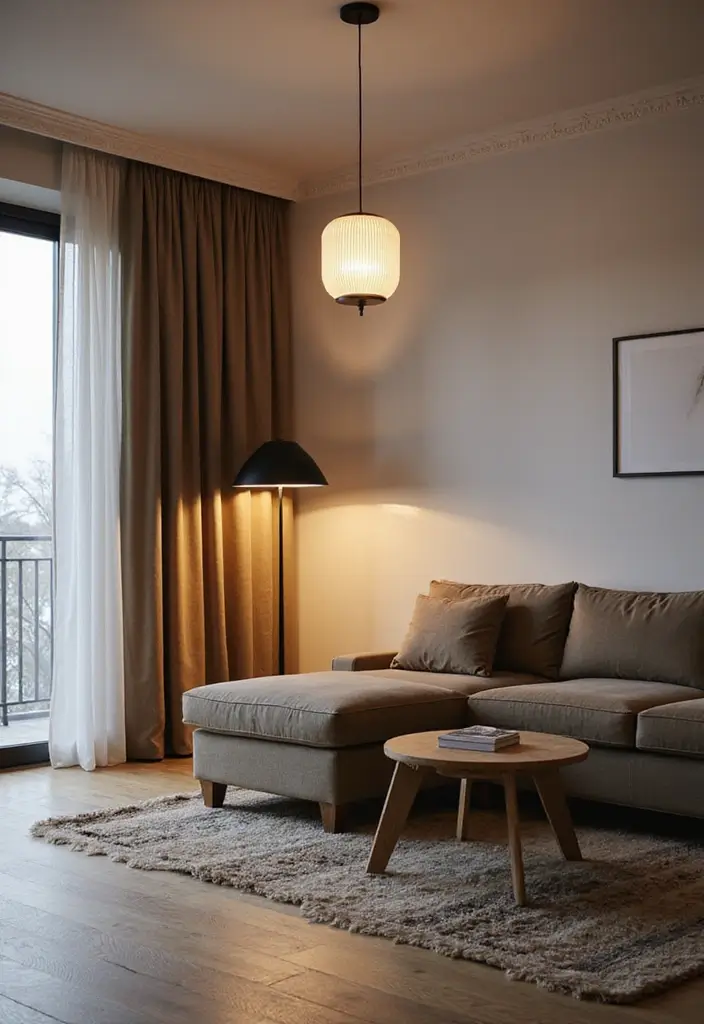 27 Scandinavian Apartment Ideas for Small but Stylish Spaces 6 27 Scandinavian Apartment Ideas for Small but Stylish Spaces - 6. Statement Lighting