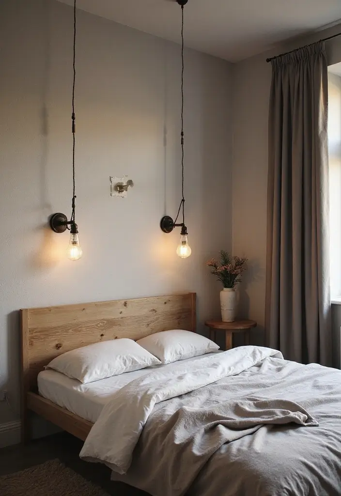 27 Scandinavian Bedroom Lighting Ideas for Calm Nights 18 27 Scandinavian Bedroom Lighting Ideas for Calm Nights - 18. Vintage Style Lighting
