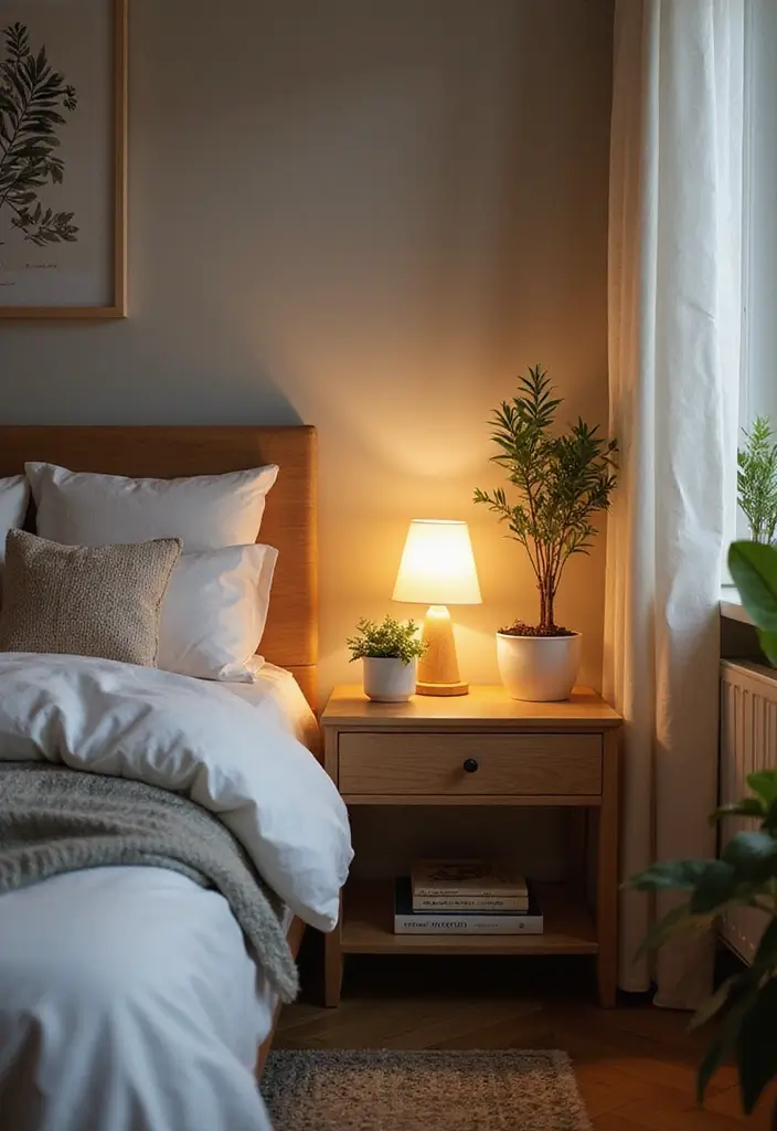 27 Scandinavian Bedroom Lighting Ideas for Calm Nights 3 27 Scandinavian Bedroom Lighting Ideas for Calm Nights - 3. Cozy Table Lamps