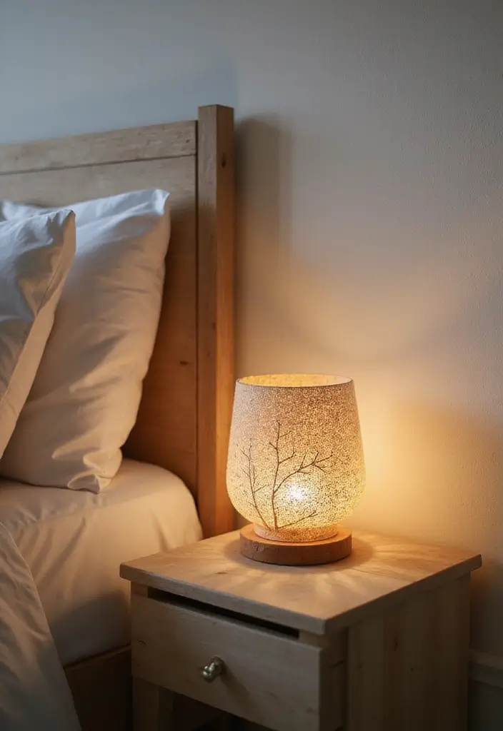 27 Scandinavian Bedroom Lighting Ideas for Calm Nights 5 27 Scandinavian Bedroom Lighting Ideas for Calm Nights - 5. Nature-Inspired Table Lanterns